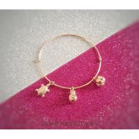 ราคา กำไลข้อมือนากแท้ห้อยตุ้งติ้ง (51359812873)