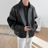 ราคา StylePop เสื้อJacket เสื้อแจ็คเก็ตหนัง สไตล์เกาหลี สีดำ PU Leather Black Jacket [A40] (24468072280)