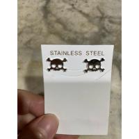 ราคา Halloween skull earrings sale 50% ต่างหูหัวกระโหลก ฮัลโลวีน ต่างหูสแตนเลส (27013946350)