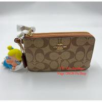 ราคา Coach คล้องมือ 2 Zip Size : S (29711294869)