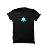 ราคา Iron Man Arc Reactor Tee เสื้อยืดพิมพ์ซูเปอร์ฮีโร่ unisex สไตล์มาร์เวลเสื้อผ้าลําลองสําหรับแฟนการ์ตูน (44609583260)