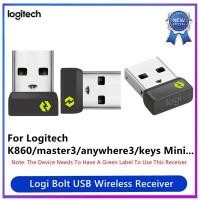 ราคา 100% Original Logitech Logi Bolt ตัวรับสัญญาณไร้สาย USB Logi Bolt Dongle Secure Multi-Device สําหรับ Mx Keys Mini Pop Keys M650l Master 3 (56352668059)
