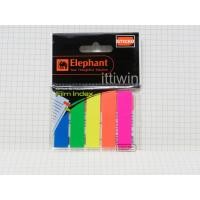 ราคา Elephant Sticko Note Film Index สติ๊กโก้โน๊ต ฟิล์มอินเด็กซ์ 12X50 มม. 25 แผ่น (10806547691)