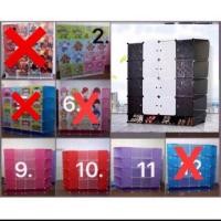 ราคา New‼️ตู้ diy 16 ช่อง ตู้เสื้อผ้า พร้อมชั้นวางรองเท (201109667)