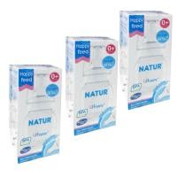 ราคา Natur ขวดนม UHappy 2 ออนซ์ รุ่น 81071 ( แพ็ค 3 ขวด ) (389559271)