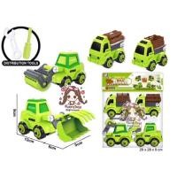 ราคา รถก่อสร้าง 4คัน รถชาวนา รถดับเพลิง มีไขควง หมุนขันน็อตได้ Truck Engineering (3977864715)