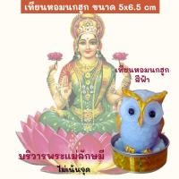 ราคา เทียนนกฮูก สีฟ้า เทียนหอม ถวายพระแม่ลักษมี 1 ชิ้น บริวารพระแม่ ค้าขายร่ำรวย โชคดี การเงิน ขนาด 5x6.5 cm กลิ่นหอม (18184157089)