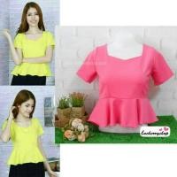 ราคา Hanako-27 เสื้อแฟชั่น เสื้อทำงาน ผ้าฮานาโกะ สีชมพูเข้ม แต่งระบายเอว ดีไซน์สวยเรียบหรู สินค้าคุณภาพ ราคาไม่แพง (441117992)