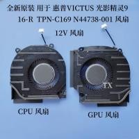 ราคา พัดลมระบายความร้อน CPU สําหรับ HP VICTUS 16-R 16T-R 16-S 16T-S TPN-C169 พัดลมแล็ปท็อป (29587061499)
