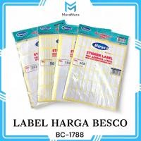 ราคา Besco BC-1788 Self Adhesive Label Plain Sticker Paper No. 99 103 121 123 ป้ายชื่อเอกสาร (50102929905)