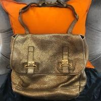 ราคา YSL Besace Metalic Bag % ของแท้ กระเป๋าหนังแท้ YSL (6034981926)