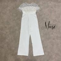 ราคา จั้มสูทเกาะอกขายาวสีขาว (21702889152)