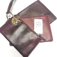 ราคา แท้100% กระเป๋าคล้องมือ 3 ใบ Michael Kors จาก USA สีแดง (2304234839)