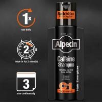 ราคา Alpecin Caffeine Shampoo C1 Black Edition, แชมพูเร่งผมยาวตามธรรมชาติสำหรับผู้ชาย (28492286560)