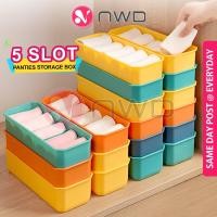 ราคา QUAD GRID 5 ช่องชุดชั้นในถุงเท้า Bra กล่องเก็บลิ้นชักตู้เสื้อผ้ากรณี Kotak Simpanan เก็บเกี่ยว NWD (51958800524)
