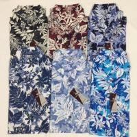 ราคา [5สี]เสื้อเชิ้ตแขนสั้นลายใบไม้ เชิ้ตวินเทจ เชิ้ตฮาวาย (1293589905)