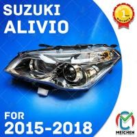 ราคา ไฟหน้ารถยนต์ สําหรับ Suzuki Alivio Ciaz 2015-2018 ไฟหน้าสำหรับ ไฟหน้า โคมไฟหน้า ไฟหน้าโปรเจคเตอร์ โคมไฟหรถยนต์ เลนส์กระจก headlamp headlight front light lens (25409020096)