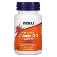 ราคา Now Foods, Vitamin D3 2000 IU 50 mcg [ 120 Softgels ] vitamin d3 puritan , d-3 , วิตามินดี3 (6378962241)