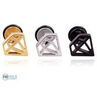 ราคา จิวหู เพชร สแตนเลส316L (118667274)