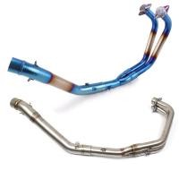 ราคา เหมาะสําหรับ Yamaha R3 R25 ส่วนด้านหน้า YZF-R3 R25 MT03 สแตนเลสส่วนหน้าท่อไอเสียรถจักรยานยนต์ (27085899903)