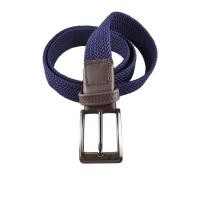 ราคา Nicole Lee เข็มขัดผู้ชายหัวเข็มขัดยืดหยุ่นยางถักผู้ชายเข็มขัด Casual Webbing 3711702301NAV-2 (24389413249)