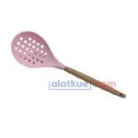 ราคา (AKC)Colander Spoon Silicone Premium/Heat-proof Silicone ไม้พายกรองท่อระบายน้ํา (27022340889)
