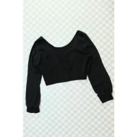 ราคา เสื้อครอปแขนยาว ด้านหลังสายไขว้ Size M อก34” เอว 28” ค่ะ (1556315727)