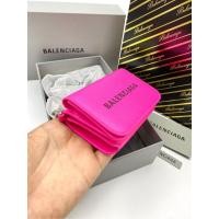 ราคา พร้อมส่งในไทย ของแท้ 100 % กระเป๋าสตางค์ Balenciaga รุ่น Cash Mini Wallet สีชมพู (48160176345)