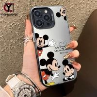 ราคา YICHUANYUE-สีดำหรูหราซิลิโคนแข็งกรณีโทรศัพท์ มิกกี้เมาส์ซน for IPhone 13 12 7Plus 14 15 11 Pro MAX 8 6 7 6S Plus X XR XS (28618144844)