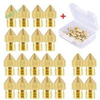 ราคา 22 Pieces Nozzles MK8 Nozzle 0.2mm, 0.3mm, 0.4mm, 0.5mm, 0.6mm, 0.8mm, 1.0mm Extruder Print Head with Free Storage Box for 3D Printer Makerbot Creality CR-10 (4340021279)