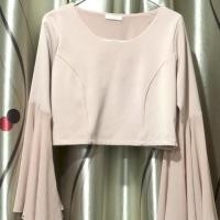 ราคา เสื้อครอป แขนระบาย Irada (2644626852)