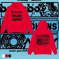 ราคา ผ้าฝ้าย Hoodie ohlins เสื้อฮู้ด OHLINS | Hoodie ผ้าฝ้าย 100% Hoodie OHLINS รถจักรยานยนต์โช้คอัพดัดแปลงแขนยาว M-3XL (42376697229)