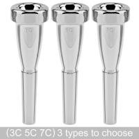 ราคา ปากเป่าทรัมเป็ต โลหะ ชุบเงิน 3C 5C 7C 3 ขนาด สําหรับ Yamaha Bach Conn and King Trumpet (11194174458)