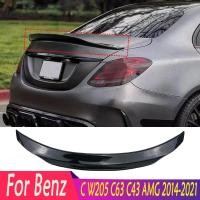 ราคา For Mercedes Benz 2014-2021 C W205 C63 C43 AMG 4 Door Rear Spoiler Wing Facelift Boot Tail Sport Re (49902580271)