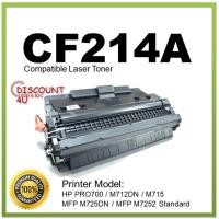 ราคา Discount4u ตลับหมึกเทียบเท่าเลเซอร์โทนเนอร์ HP CF214A CF214 214A 214 14A For HP LaserJet 700 SeriesM712 (7628026932)