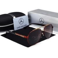 ราคา Mercedes-Benz แว่นกันแดดโพลาไรซ์ผู้ชายโลหะกรอบใหญ่แฟชั่นนักบินขับรถ UV400 (50208890874)