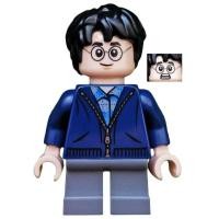 ราคา Lego Minifigure Harry Potter hp153 Harry Potter - Dark Blue Zip Up (23079980107)