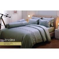 ราคา ลิขสิทธิ์แท้%C1079 :Jessica Cotton 100%Silk Shine ชุดเครื่องนอนเจสซิก้า ผ้าคอตตอน100%ซิลค์ชายน์ ชุดผ้าปู5ฟุต,6ฟุตผ้านวม (40161301051)