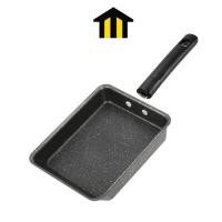 ราคา MONZA กระทะ กระทะม้วนไข่ เคลือบหินอ่อน ตะหลิวม้วนไข่ No.Y600 (28523746678)