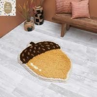 ราคา พรมซับน้ำขนนุ่มลายลูกโอ๊ค(acorn)สุดคิ้วpreorder//miss.hygge (10872049673)