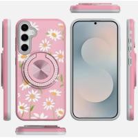 ราคา สําหรับ Galaxy S25 FE กรณีโลหะแหวนเพชรออกแบบรูปแบบฝาครอบ (57409614167)