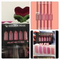ราคา Golden Rose Velvet Matte mini set # nude (811388259)