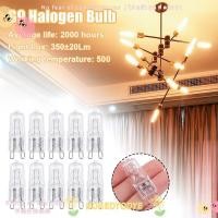 ราคา NONGYODYE 10 ชิ้นหลอดไฟฮาโลเจน,ประหยัดพลังงาน 25W/40W/60W Filament โคมไฟ,ทนอุณหภูมิสูง 220V G9 เตาอบวอร์มไวท์ (42564278310)