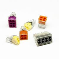 ราคา Pct-102/103d/104/106 10 ชิ้นตัวเชื่อมต่อสายไฟขนาดกะทัดรัด Mini Fast สายไฟ Conector สําหรับกล่องแยกตัวนํา Push-in Terminal Block (26704285399)