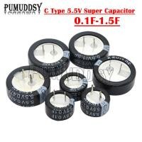 ราคา 1Pcs C ประเภท5.5V Super 0.1F 0.22F 0.33F 0.47F 1F 1.5F 4.0F ปุ่ม Farad Capacitor (24824776874)