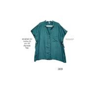 ราคา มือสอง used เสื้อสาวอวบ เสื้อเชิ้ตคอปก แขนสั้น ใหม่ ผ้าเรยอน อกหน้าผ้า 60 วงแขน 22 ยาว 30 นิ้ว #sonoma (27587057004)