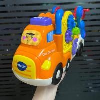 ราคา Vtech Go! Go! Smart Wheels Deluxe Car Carrier รถของเล่น รถบรรทุกขนรถ**มือสอง** (21541703934)