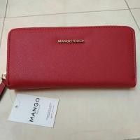 ราคา ป้ายMANGO กระเป๋าสตางค์ใบยาว(ของใหม่)สีแดง (3321060851)