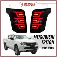 ราคา Mitsubishi Triton L200 (2015-2018) V2 ไฟท้ายไฟท้ายไฟท้ายแบบไดนามิก LED วิ่งสัญญาณไฟเบรค (48108582733)
