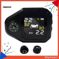 ราคา Skym* เครื่องตรวจจับความดันลมยางรถมอเตอร์ไซค์ แบบไร้สาย TPMS ติดตั้งง่าย กันสนิม (16895760139)